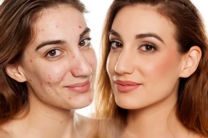 Acne Scars - Before and After